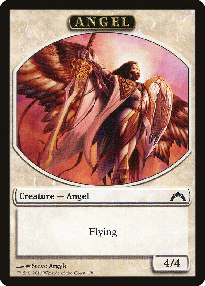mtg cards that create angel tokens Angel Token [Gatecrash Tokens]