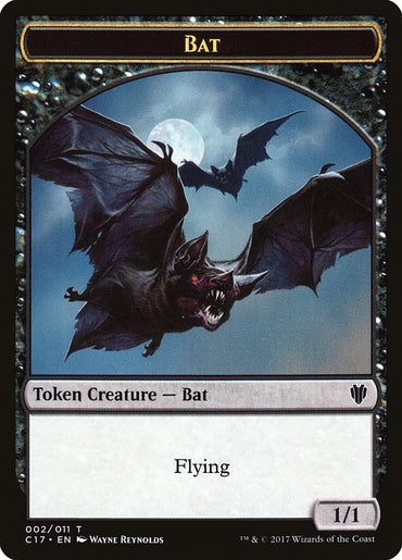 Bat // Vampire Double-Sided Token [Commander 2017 Tokens]