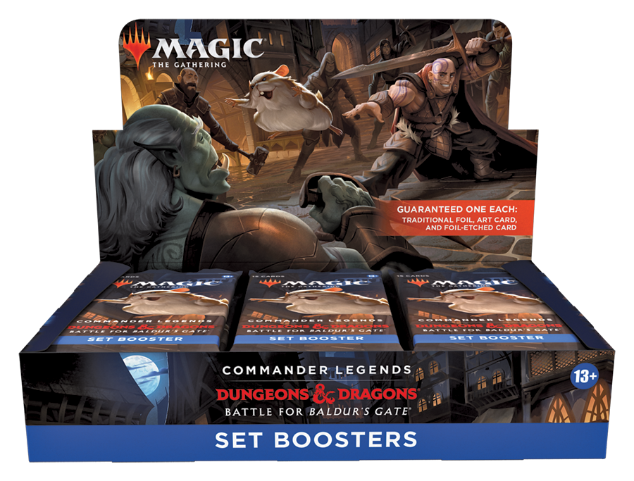 Commander Legends: Battle for Baldur's Gate - Set Booster Display