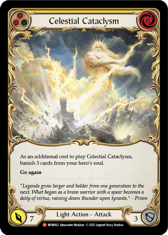 Celestial Cataclysm [MON062] (Monarch)  1st Edition Normal