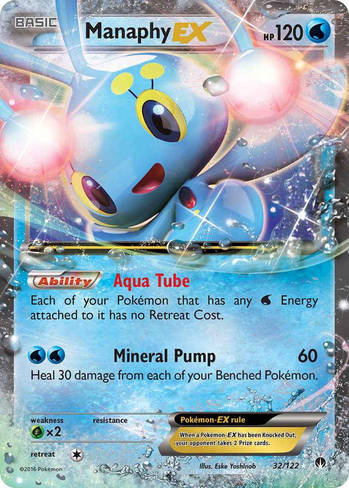 Manaphy EX (32/122) [XY: BREAKpoint]