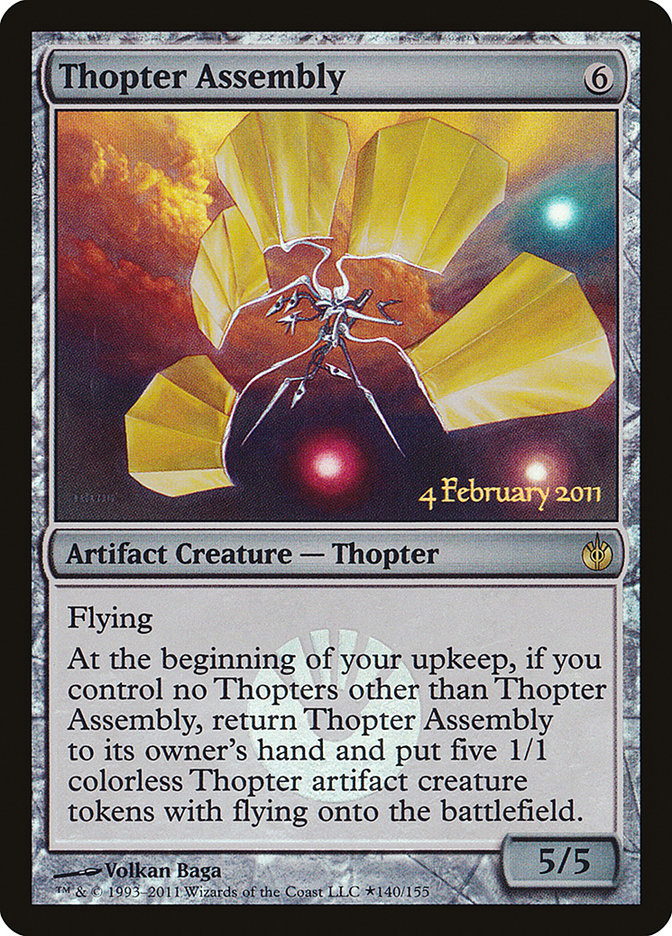 Thopter Assembly [Mirrodin Besieged Prerelease Promos]