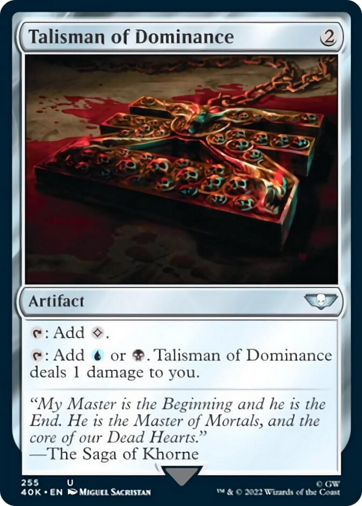 Talisman of Dominance (255) (Surge Foil) [Universes Beyond: Warhammer 40,000]