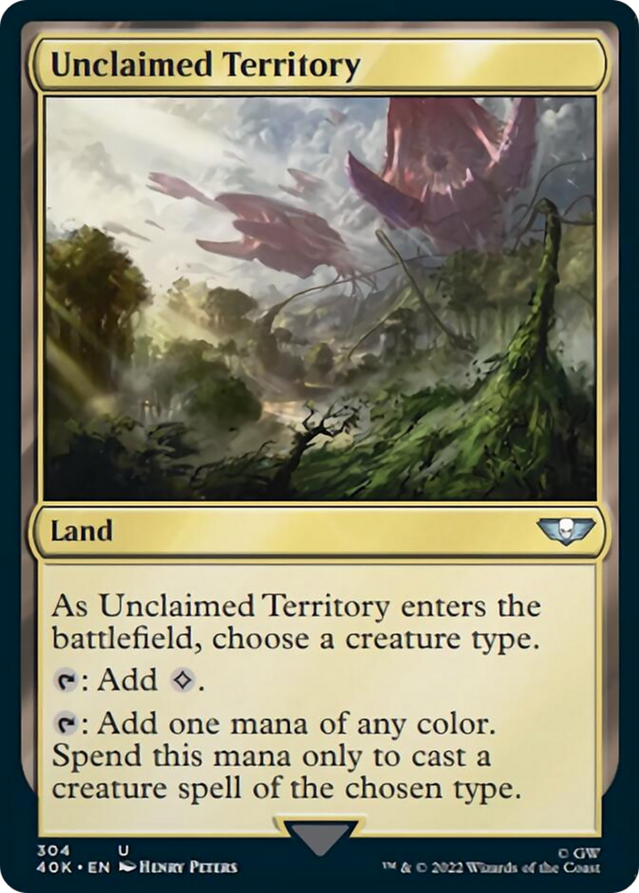 Unclaimed Territory (Surge Foil) [Universes Beyond: Warhammer 40,000]