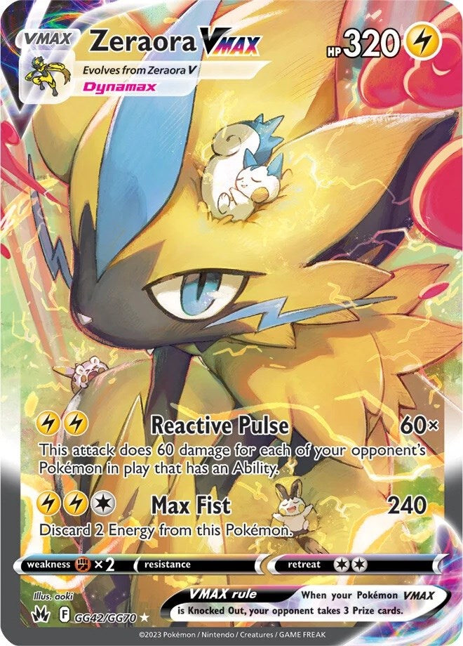 Pokémon TCG Crown Zenith Pikachu VMAX Special Collection Trading Card – Archies Toys