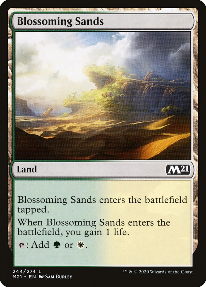 Blossoming Sands [Core Set 2021]