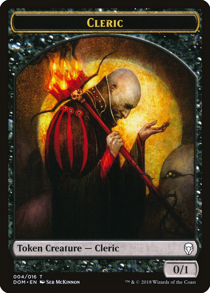 Cleric Token [Dominaria Tokens]