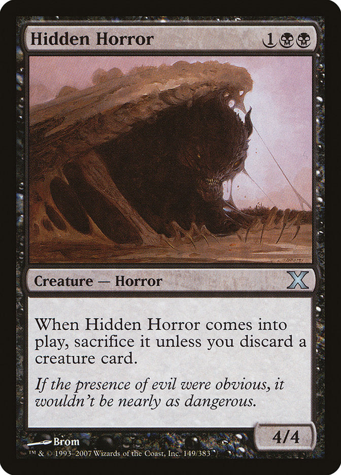 Hidden Horror [Tenth Edition]