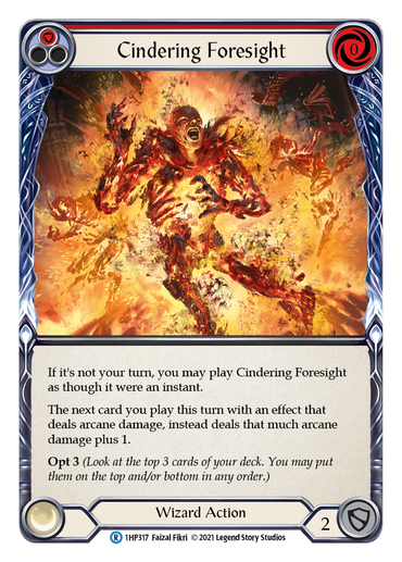 Cindering Foresight (Red) [1HP317] (History Pack 1)