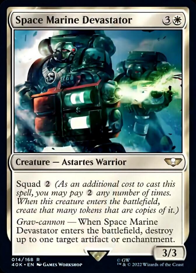 Space Marine Devastator (Surge Foil) [Universes Beyond: Warhammer 40,000]