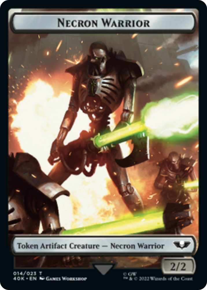 Necron Warrior // Insect Double-Sided Token [Universes Beyond: Warhammer 40,000 Tokens]