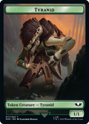 Tyranid (17) // Tyranid Gargoyle Double-Sided Token [Universes Beyond: Warhammer 40,000 Tokens]