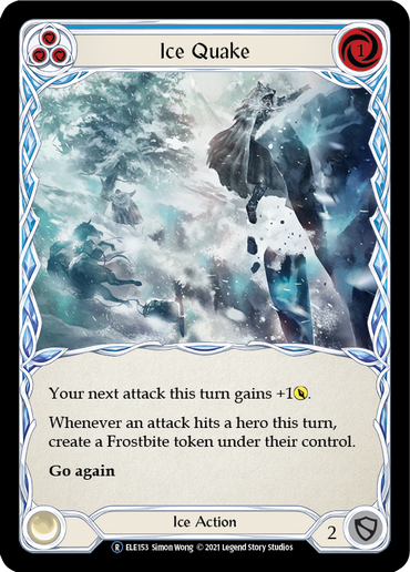 Ice Quake (Blue) [U-ELE153] (Tales of Aria Unlimited)  Unlimited Rainbow Foil