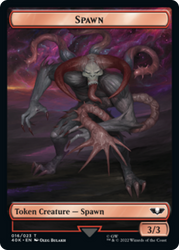 Spawn // Blue Horror Double-Sided Token [Universes Beyond: Warhammer 40,000 Tokens]