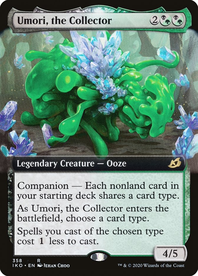 ikoria rare cards Umori, the Collector (Extended Art) [Ikoria: Lair of Behemoths]