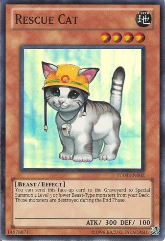 Rescue Cat [TU03-EN002] Super Rare