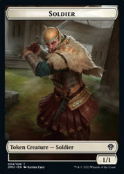Soldier // Goblin Double-Sided Token [Dominaria United Tokens]