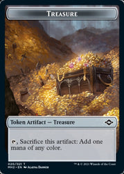 Construct // Treasure (20) Double-Sided Token [Modern Horizons 2 Tokens]