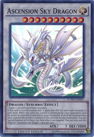 Ascension Sky Dragon [YCSW-EN007] Super Rare