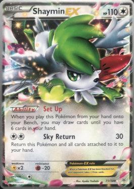 Shaymin-EX (77a/108), Busca de Cards