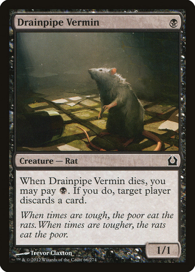 Drainpipe Vermin [Return to Ravnica]